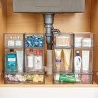 Vtopmart Clear Stackable Storage Drawers Set of 8, Plastic Organizer Bins - Image 6