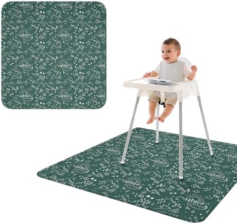 BapronBaby Pine Forest Waterproof Splash Mat Catch All Floor Cover by BapronBaby