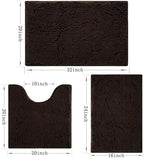 Bathroom Rugs Sets 3 Piece Non Slip, Bath Rugs - Image 3