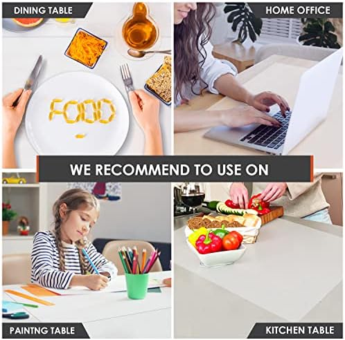 2 Pack Oversize Silicone Table Mats, Silicone Placemat Set of 2 - Image 4