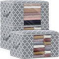 Storage Bags 100L 3Pack Clothes Organization and Storage Containers by WiseLife