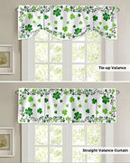 St. Patrick's Day Blackout Tie Up Valance Curtains - Image 5