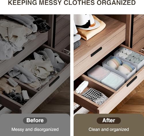 DIMJ Drawer Organizer Clothes, 18 Pack Dresser Organizer, Foldable Closet - Image 4
