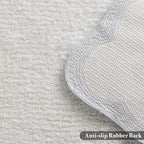 Luxury Microfiber Bathroom Rugs, Small White Bath Rug - Image 5