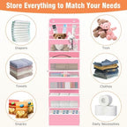 Over The Door Organizer Storage Large Capacity Hanging Bedroom Storage - Image 6