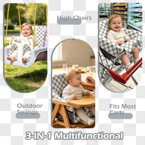 Shopping Cart Cover for Baby, Baby High Chair Cover, Grocery cart Cover - Image 2