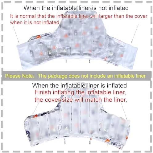 ZARPMA Inflatable Inner Cover for IKEA Antilop Highchair, Cotton Fabric - Image 4
