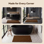 GRANNY SAYS Brown Bathroom Rug 36" x 24", Non-Slip Microfiber Bath Mat - Image 7