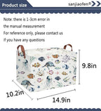 Sanjiaofeng Rectangular Kids Basket Ocean Storage Bins, Boys and Girls Storage - Image 3