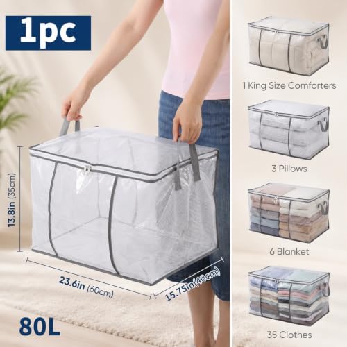Large Blanket Storage Bag Storage Bag - Image 2