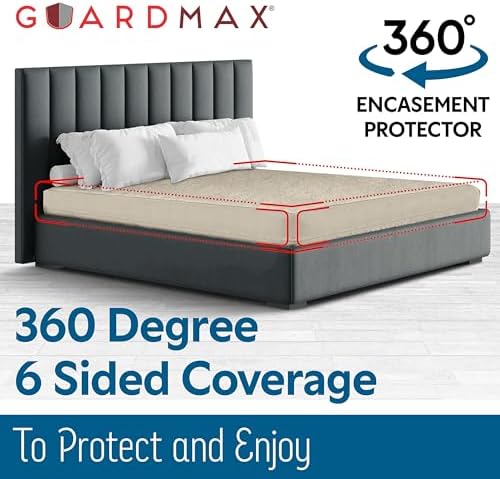 Guardmax Crib Mattress Encasement Zippered, 100% Waterproof Mattress Protector - Image 6