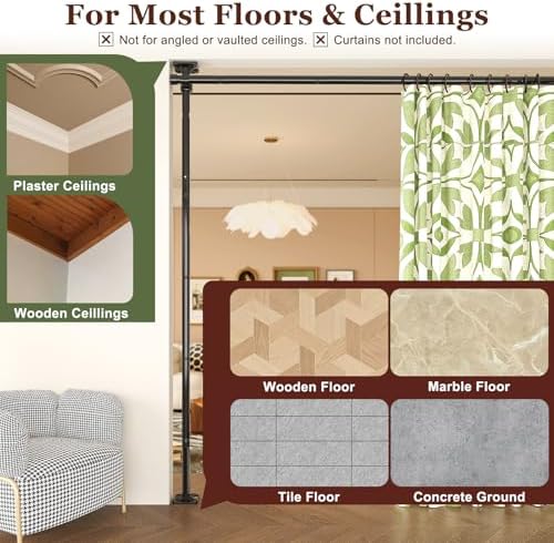 Goovilla Room Divider for Room Separation, 4-10ft 28-70inch - Image 5