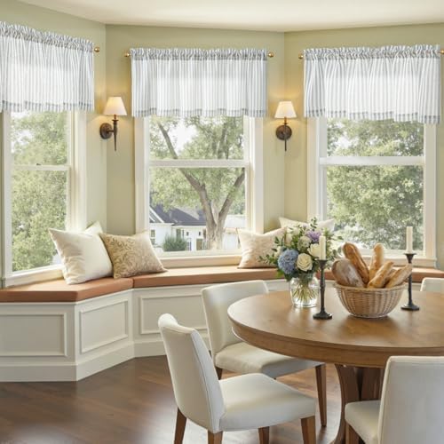 jinchan Linen Boxter Stripe Valances - Image 5
