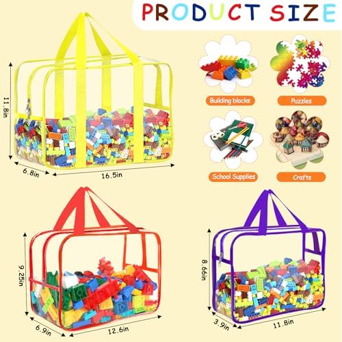6 Colors Large, XXL Toy Storage Bags - Image 2