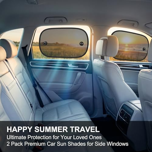 2 PCS Car Window Shades, 19.7" × 11.8" Car Windows Shade - Image 6