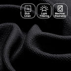 Chyhomenyc Black Short Curtain Valance - Image 3