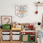 Ocean Coastal Animals Nursery Room Playroom Decor Banner Pennant Kid Banner Flag - Image 4