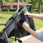 2 Pack Side Sling Stroller Organizer, Universal Portable Side Sling Stroller - Image 5