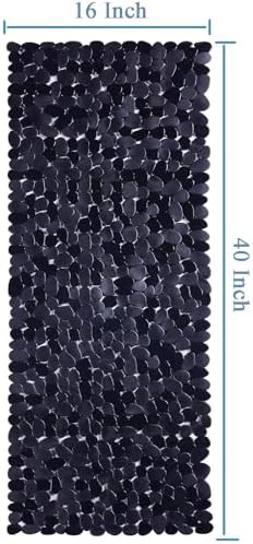 Webos Bath Shower Mat Non Slip: Extra Large Pebble Bathtub mat - Image 2