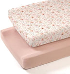 lulumoon Muslin Changing Pad Cover: 32x16 Fit Standard Rectangle Pad by Lulumoon