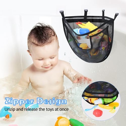 Bath Toy Storage, Bath Toy Organizer, Bath Toys Bag Tub Toy Net - Image 3