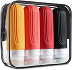 Mrsdry Travel Bottles for Toiletries, Tsa Approved 3oz Travel Size Containers by Mrsdry