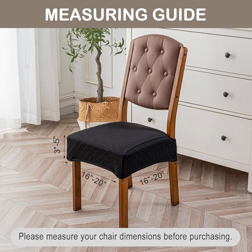 Genina Waterproof Chair Covers for Dining Room - Image 3