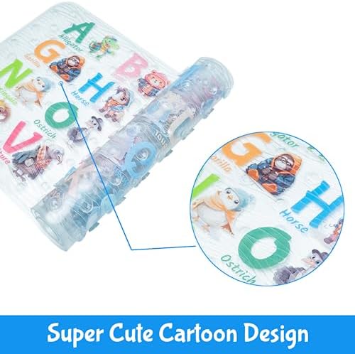 Cute Cartoon Non-Slip Bath Mat for Tub - Image 6