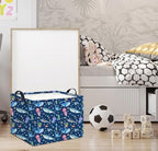 Rectangle Storage Basket with Handles, Collapsible Storage Bin, Books Box - Image 5