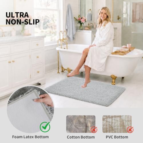 ILANGO Bathroom Rugs 70" × 24", Extra Soft Absorbent Microfiber Bath Rugs - Image 6