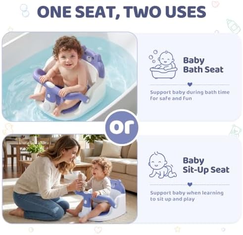 Baby Bath Seat for Babies 6 Months & Up, Toddler Bathtub Chair - Image 3