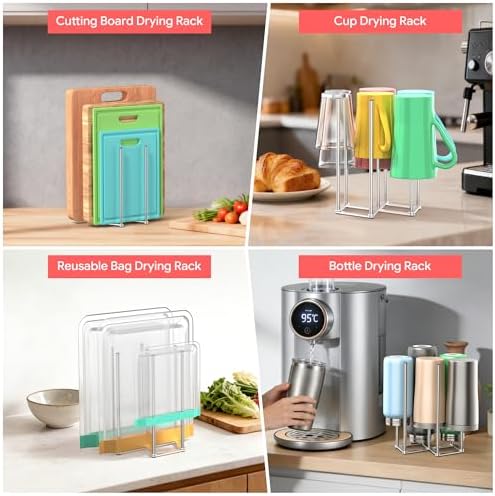 Collapsible Bottle Drying Rack, Baby Bottle Drying Rack, Foldable Cup Draining - Image 6