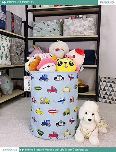 Storage Bin Foldable Nursery Organizer Basket Car - Image 4