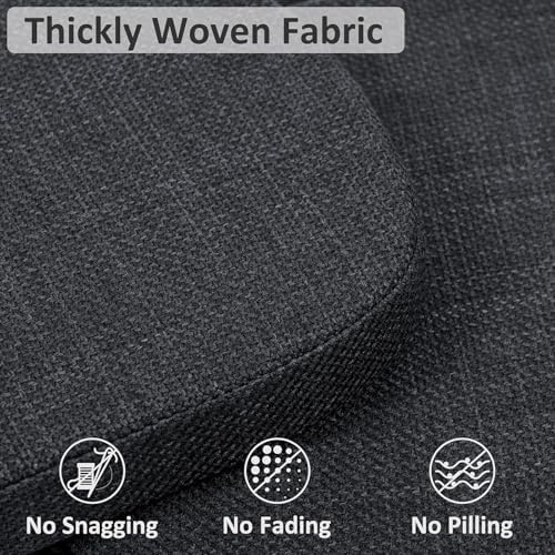 Shinnwa Kitchen Chair Cushions Set of 2, High-Resilience Foam Windsor Seat Pads - Image 3