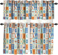 Kids Alphabet Window Valance, Cartoon Alphabet Animals Learning Daycare by Unknown