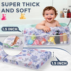 Bath Kneeler and Elbow Rest Pad Set, 1.5” Thick Bathtub Kneeling Mat - Image 3