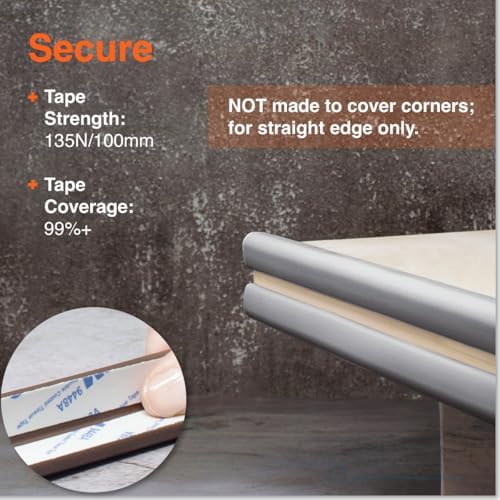 Roving Cove Furniture Edge Protector, Desk Edge Cover, Small 9ft Edge Only - Image 4