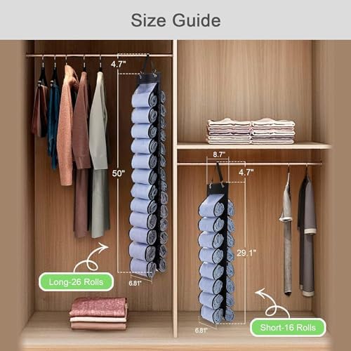 DHSFKBE Legging Organizer, Foldable Hanging Closet Organizer - Image 6