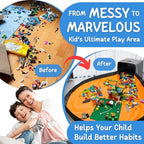 XL Toy Storage Organizer with Play Mat - Image 2