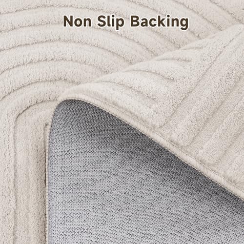 Pauwer 8ft Area Rugs for Living Room, Modern Non Slip Washable Rug - Image 5