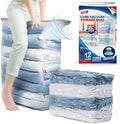 TAILI 12 Pack Cube Vacuum Storage Bags, Jumbo Size by TAILI