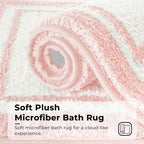 GRANNY SAYS Pink Bathroom Rug, Cute Bath Mat - Image 4