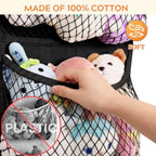 Ofiray-home Over The Door Stuffed Animal Storage, Cotton Toy Organizer - Image 5