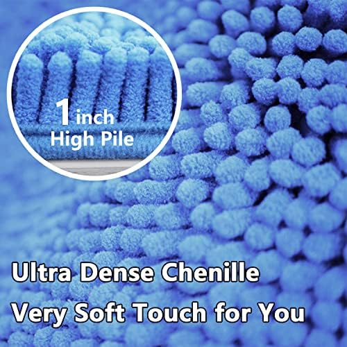 BOANKODU Bathroom Rugs Sets 2 Piece, Extra Soft Chenille Bath Mat Absorbent - Image 5