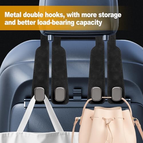 Car Purse Hook Purse Hook for Car Seats Headrest Car Seat Hooks, Heavy Duty - Image 4