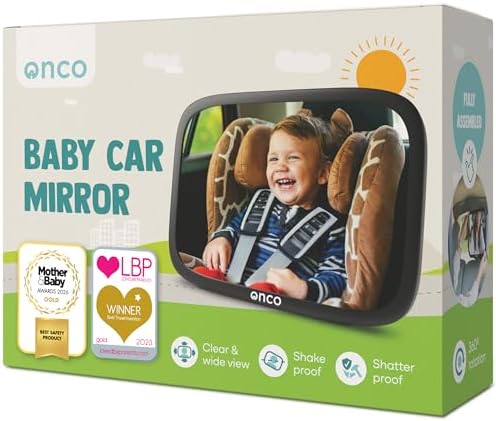 Onco Baby Car Mirror for Rear Facing Seats by Onco