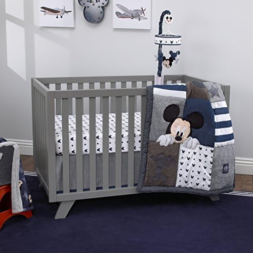 Disney Mickey Mouse Hello World Star/Icon Super Soft Changing Pad Cover - Image 4