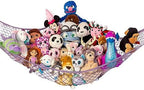 Large Stuffed Animal Storage Hammock 1 Pack | Holds 12 lbs | Corner Stuffed by LillysLove
