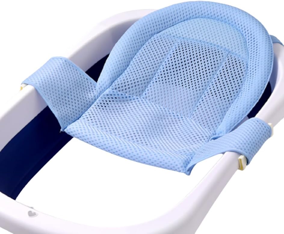 Adjustable Baby Bath Support Mesh Sling Non-Slip Infant Bathtub Shower Net by Unknown