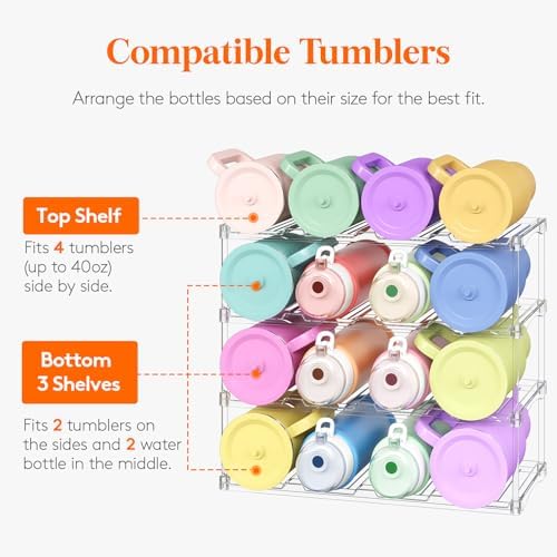 Lifewit Stackable Water Bottle Organizer - Image 4